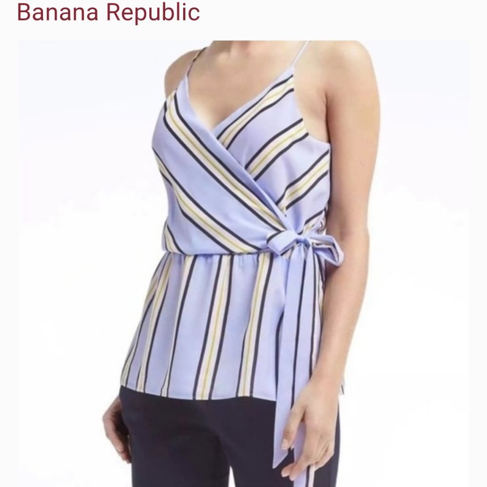 Banana Republic wrap front top Size S